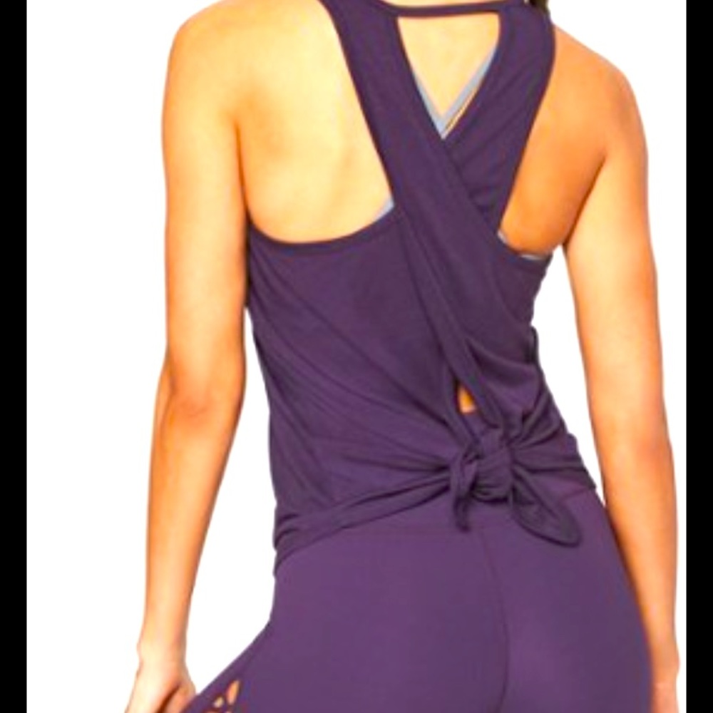Athleta tie back top size S